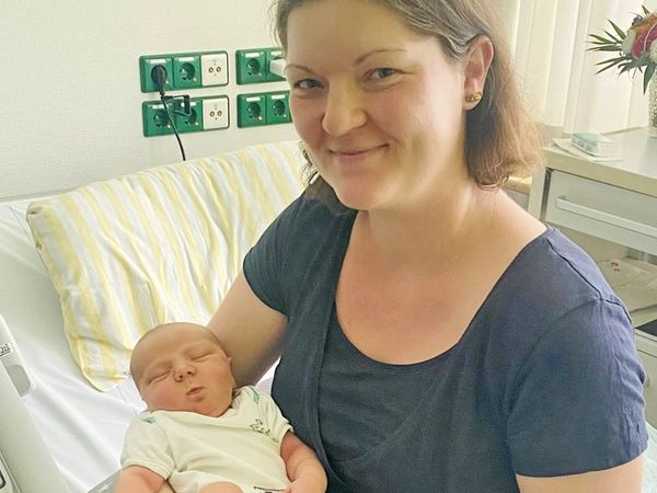 Kristin H. mit Sohn Mattis, Foto: Klinikum St. Georg Leipzig