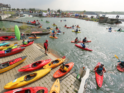 Saisonbeginn 2022 im Kanupark Markkleeberg