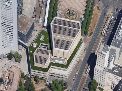 Gründach ergänzt Solaranlage auf dem Gewandhaus zu Leipzig