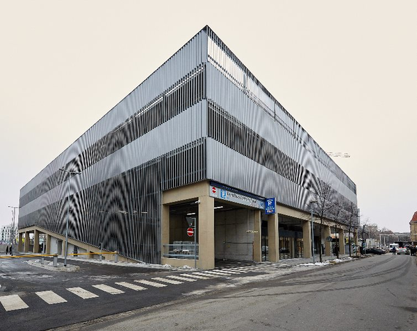 Außenansicht des Fernbus-Terminals am Hauptbahnhof Leipzig