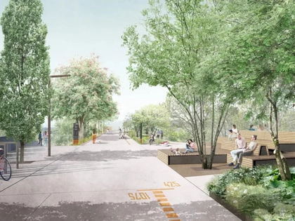 Parkbogen Ost: Stadt Leipzig baut Gartenpark und neue Brücke über die Torgauer Straße