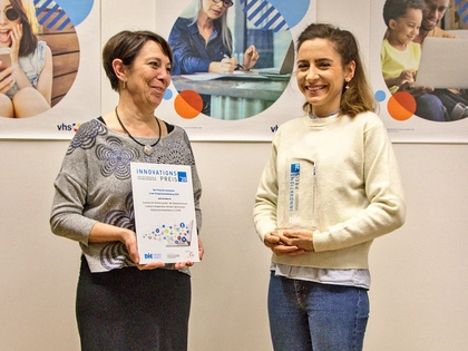 Auszeichnung für das Projekt "Coaches für Online-Lernen" der Volkshochschule Leipzig