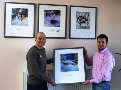 Franz Anton in Ehrengalerie des Kanuparks in Markkleeberg aufgenommen