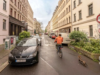 Flaniermeile Merseburger Straße: Stadt Leipzig baut Gehwege um Flaniermeile Merseburger Straße: Stadt Leipzig baut Gehwege um