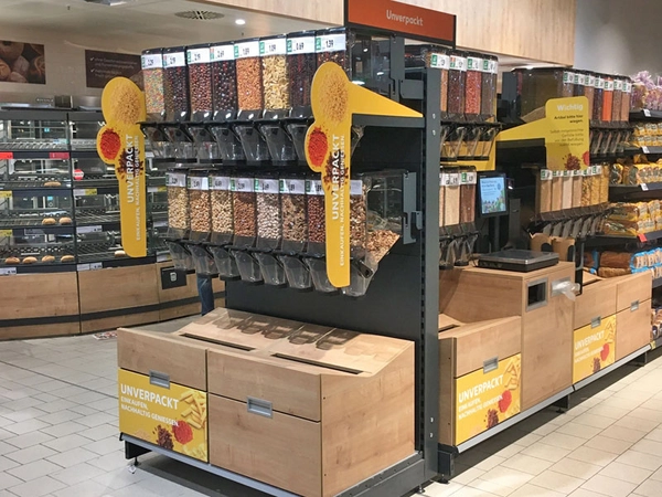 Das Angebot unverpackter Ware reduziert sowohl Plastik als auch die Verschwendung von Lebensmitteln in Privathaushalten. Foto: Kaufland