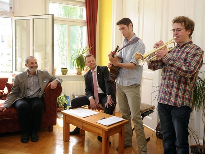 Auftakt zur ersten Notenspur-Nacht der Hausmusik