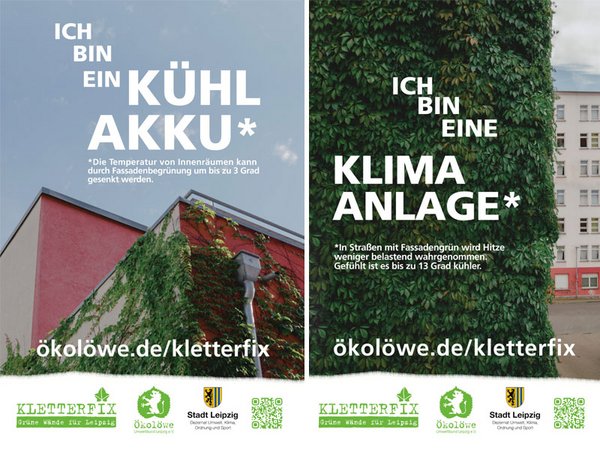 Plakat-Aktion in Leipzig, Foto: Ökolöwe e. V.