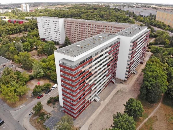 Bauvorhaben Weißdornstraße in Leipzig-Grünau, Foto: Wohnungsgenossenschaft UNITAS eG 