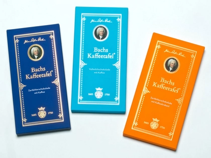 Neue sächsische Schokoladenkreation „Bachs Kaffeetafel" exklusiv im Thomasshop