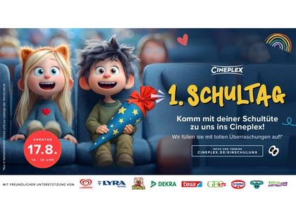 Cineplex Leipzig lädt wieder zur Schultütenaktion ein Cineplex Leipzig lädt wieder zur Schultütenaktion ein