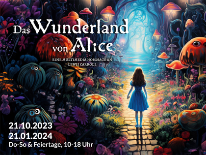 Kunstkraftwerk Leipzig erzählt mit „Das Wunderland von Alice“ Lewis Carrolls Geschichte neu