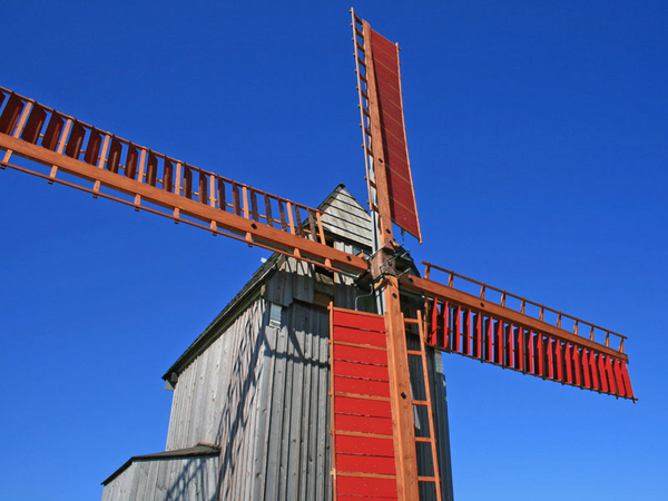 Werbeliner Bockwindmühle im Schullandheim Reibitz, Foto: Verein Mühlenregion Nordsachsen e.V.