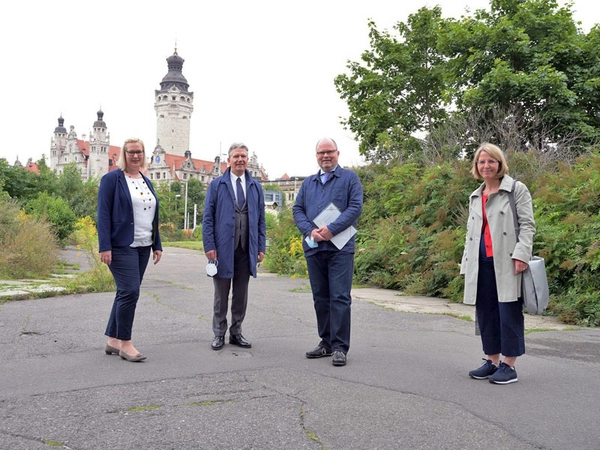 Stiftung Forum Recht: Zukünftiger Standort am Wilhelm-Leuschner-Platz in Leipzig, Foto: Martin Klindtworth