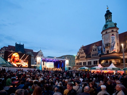 Bachfest Leipzig 2022: »BachStage« auf dem Leipziger Markt