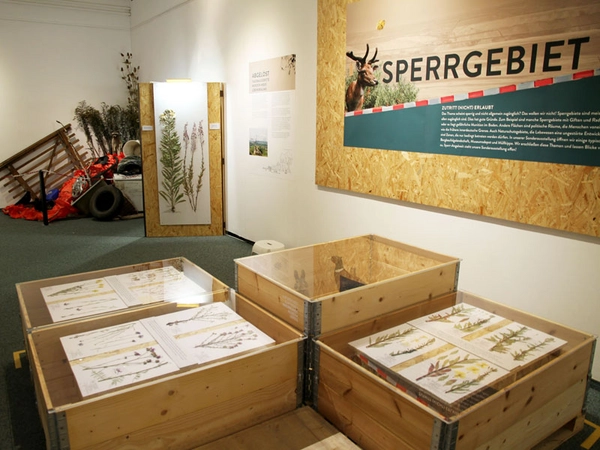 Sonderausstellung: Sperrgebiet, Foto: Naturkundemuseum Leipzig