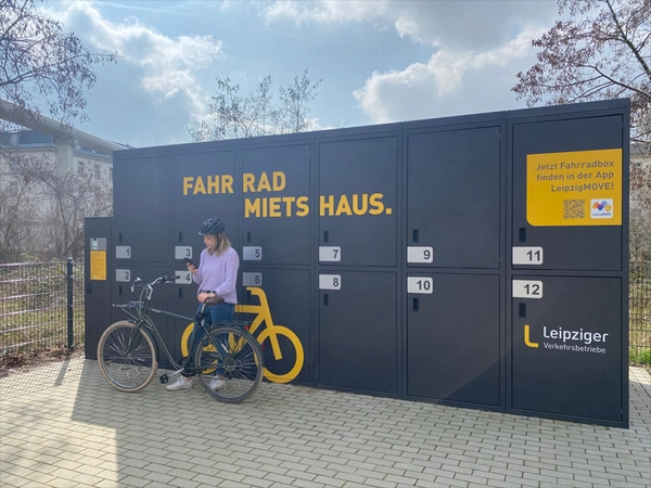 Fahrradboxen für Pendler, Foto: L-Gruppe