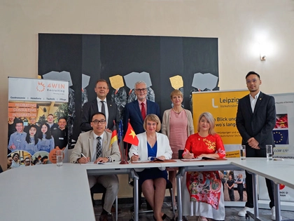 Werbung um vietnamesische Fachkräfte: Leipziger Verkehrsbetriebe unterzeichnen eine Absichtserklärung in Hanoi