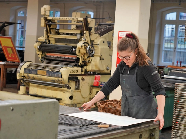 Andrea Ackermann, Foto: Museum für Druckkunst Leipzig