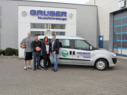 Gruber Nutfahrzeug GmbH bleibt Sponsor bei Uni-Riesen Leipzig