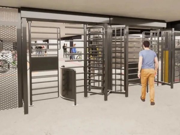 Geplantes Fahrradparkhaus im Leipziger Hauptbahnhof, Visualisierung: IBB Ingenieurbüro für Bauplanung und Beratung GmbH