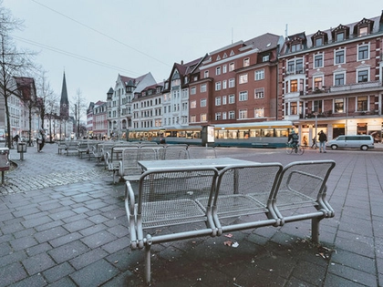 Mehr Platz für Fußgänger auf dem Lindenauer Markt