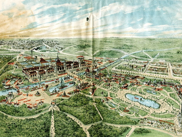 Sächsisch-Thüringische Industrie- und Gewerbeausstellung 1897 (STIGA), Foto: Stadt Leipzig