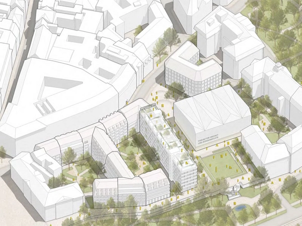 Städtebaulicher Wettbewerb Matthäikirchhof / Platz 1: RIEHLE KOETH GmbH+Co. KG und Levin MonsignyLandschaftsarchitekten