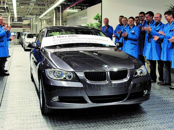 Start der Serienproduktion im BMW Group Werk Leipzig. Der erste 3er BMW läuft vom Band (03/2005) (02/2025), Foto: BMW Group
