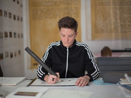 Einzelausstellung von Irène Mélix im D21 Kunstraum Leipzig