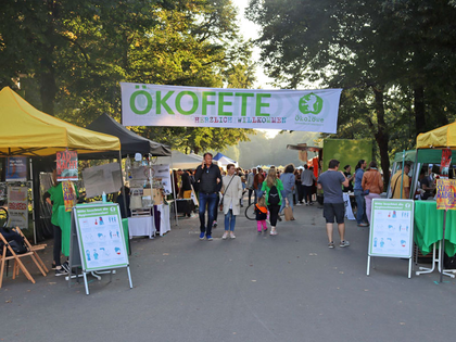 Ökolöwen laden am Sonntag zur Leipziger Ökofete 2022 in den Clara-Zetkin-Park ein
