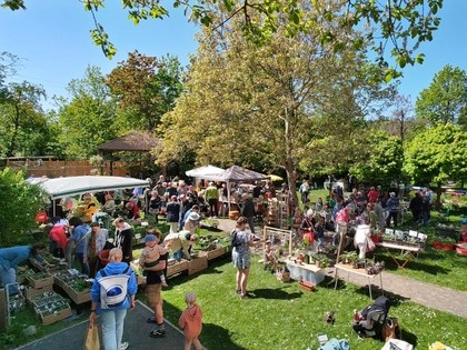 Trödelmarkt für Gartenfreunde im Budde-Haus