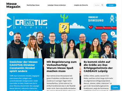 Leipziger Messe startet digitales Messe Magazin