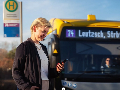 Neue App-Funktion in LeipzigMove: Einchecken, losfahren, Bestpreis zahlen