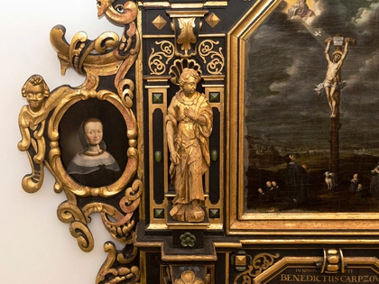 Carpzov-Epitaph im Andachtsraum des Paulinum in Leipzig wieder vollständig Carpzov-Epitaph im Andachtsraum des Paulinum in Leipzig wieder vollständig