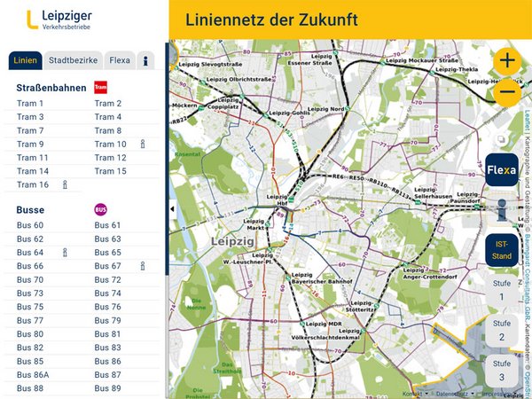 Digitaler Liniennetzplan, www.l.de