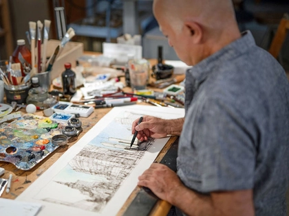 Yadegar Asisi kündigt neues Panorama "NEW YORK 9/11" im Panometer Leipzig an