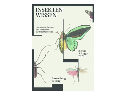 Ausstellung „Insektenwissen. Historische Bücher und Präparate zur Insektenkunde“ in der Universitätsbibliothek Leipzig