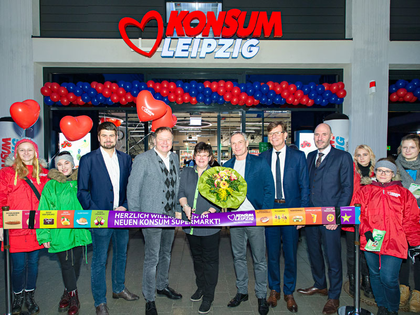 Konsum Leipzig eröffnet neue Filiale in der Rosa-Luxemburg-Straße