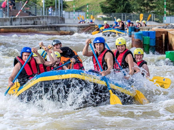  Wildwasser-Rafting im Kanupark, Foto: Kanupark Markkleeberg