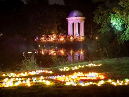 Lichterfest im agra-Park 2025