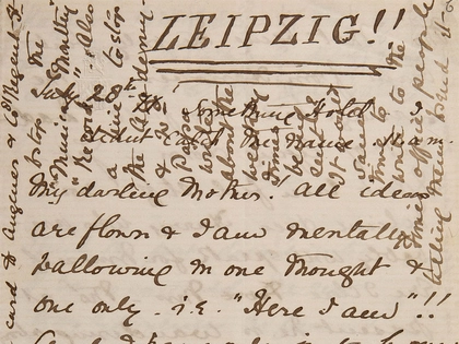 Hochschule für Musik und Theater Leipzig veröffentlicht online 57 Briefe aus Smyths Leipziger Studienzeit