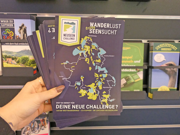 Neuseen-Challenge Flyer und Plakate, Grafik: TVAL, Mariana Graichen