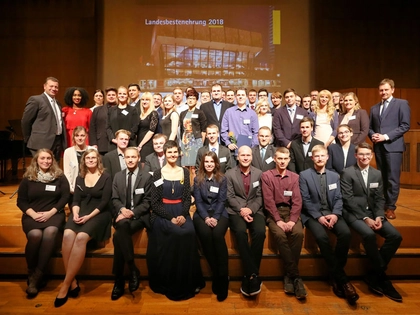 Sachsens beste Azubis 2018 erhalten Auszeichnung im Gewandhaus zu Leipzig