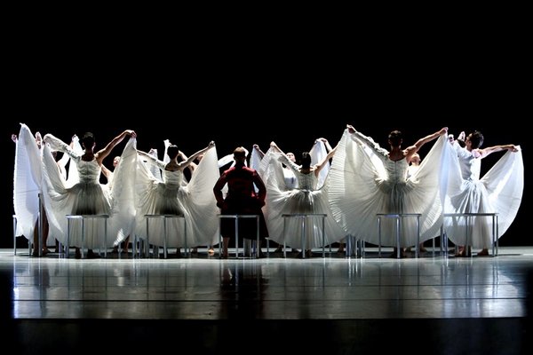 Szenenbild der Aufführung "Don Juan" des Leipziger Balletts