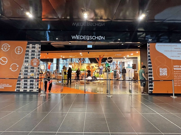 Konzeptladen WIEDERSCHØN in den Höfen am Brühl, Foto: Stadtreinigung Leipzig