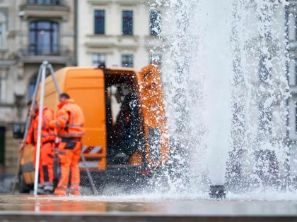 Leipziger Brunnen sprudeln wieder