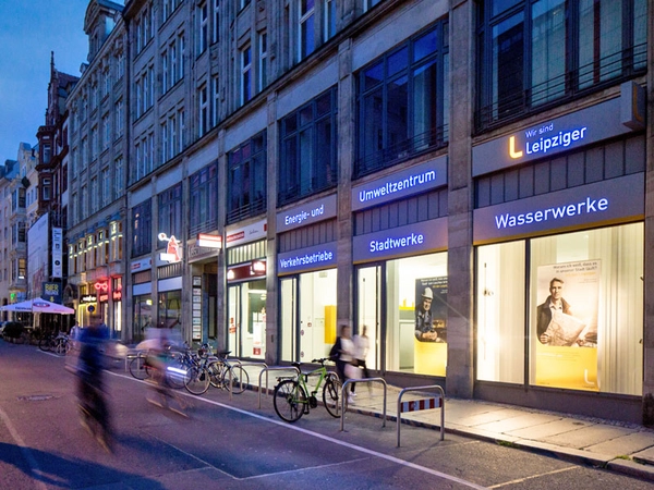 Energie- und Umweltzentrum (EUZ) in der Katharinenstraße 17, Foto: Leipziger Gruppe