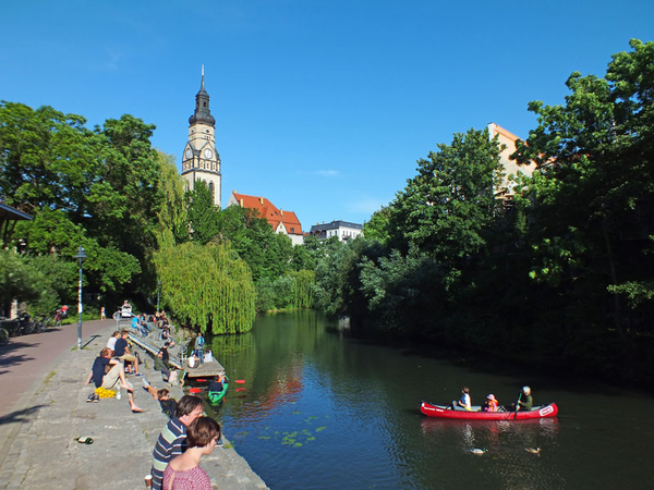 Karl-Heine-Kanal in Plagwitz Karl-Heine-Kanal in Plagwitz