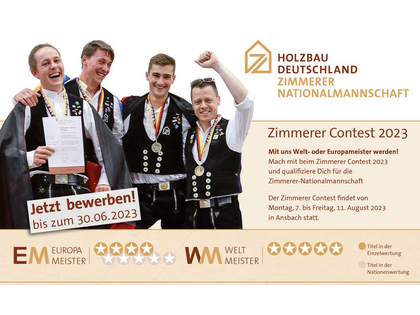 Zimmerer-Nationalmannschaft zu Gast im Bildungs- und Technologiezentrum der Handwerkskammer zu Leipzig