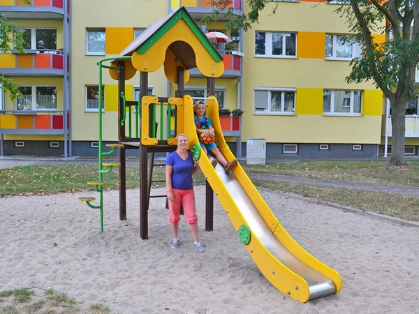 Lipsia-Spielplatz in der Simon-Bolivar-Straße, Foto: Lipsia